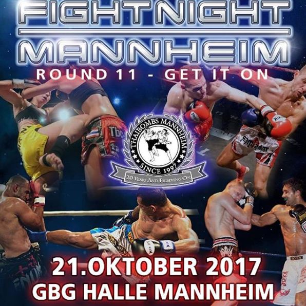 Veranstaltungsplakat Fight Night Round 11 aus dem Jahr 2017